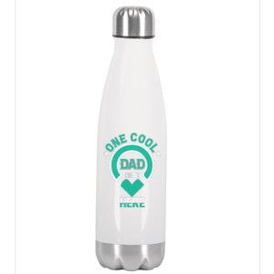 Fathers Day T , One Cool Dad Stainless Steel Insulated Water Bottle