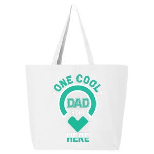 Fathers Day T , One Cool Dad 25L Jumbo Tote