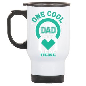 Fathers Day T , One Cool Dad Stainless Steel Travel Mug