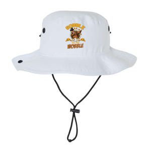 Friendsgiving Dabbing Turkey Gobble Till You Wobble Funny Gift Legacy Cool Fit Booney Bucket Hat