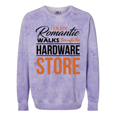 Funny Dad T Handyman Hardware Store Tools Gift Colorblast Crewneck Sweatshirt