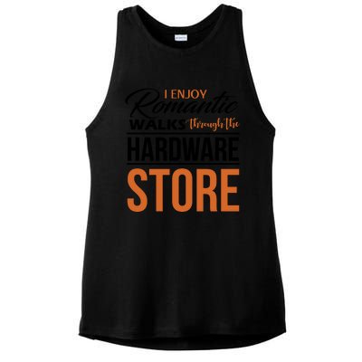 Funny Dad T Handyman Hardware Store Tools Gift Ladies PosiCharge Tri-Blend Wicking Tank