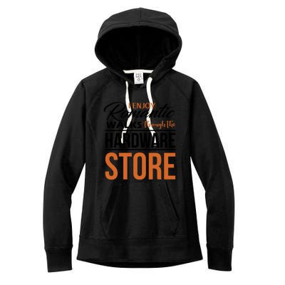 Funny Dad T Handyman Hardware Store Tools Gift Women's Fleece Hoodie