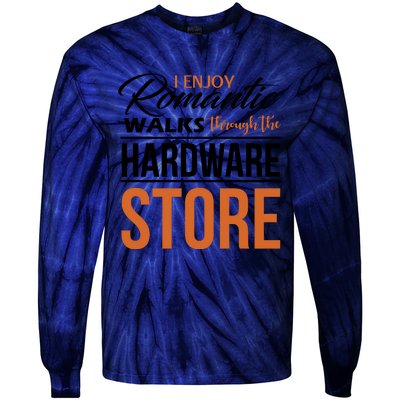 Funny Dad T Handyman Hardware Store Tools Gift Tie-Dye Long Sleeve Shirt