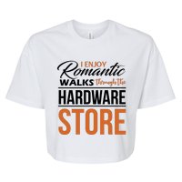 Funny Dad T Handyman Hardware Store Tools Gift Bella+Canvas Jersey Crop Tee