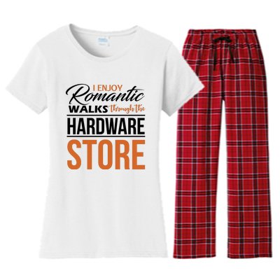 Funny Dad T Handyman Hardware Store Tools Gift Women's Flannel Pajama Set