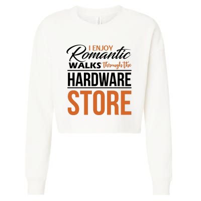 Funny Dad T Handyman Hardware Store Tools Gift Cropped Pullover Crew