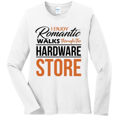 Funny Dad T Handyman Hardware Store Tools Gift Ladies Long Sleeve Shirt