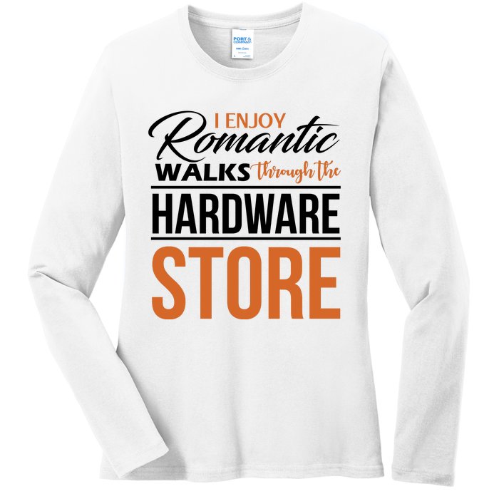 Funny Dad T Handyman Hardware Store Tools Gift Ladies Long Sleeve Shirt