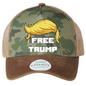 Free Donald Trump Republican Support Legacy Tie Dye Trucker Hat