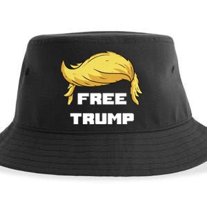 Free Donald Trump Republican Support Sustainable Bucket Hat