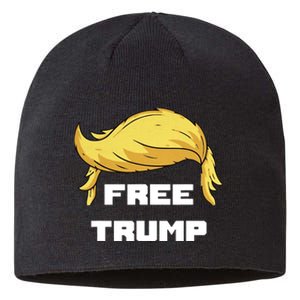 Free Donald Trump Republican Support Sustainable Beanie