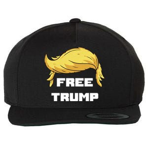 Free Donald Trump Republican Support Wool Snapback Cap