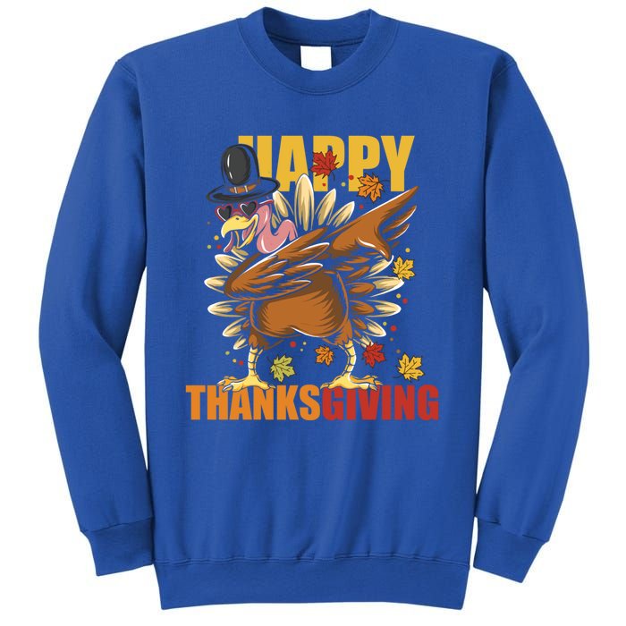 Funny Dabbing Turkey Happy Thanksgiving Day Great Gift Sweatshirt