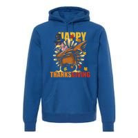 Funny Dabbing Turkey Happy Thanksgiving Day Great Gift Premium Hoodie