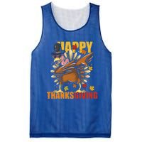 Funny Dabbing Turkey Happy Thanksgiving Day Great Gift Mesh Reversible Basketball Jersey Tank