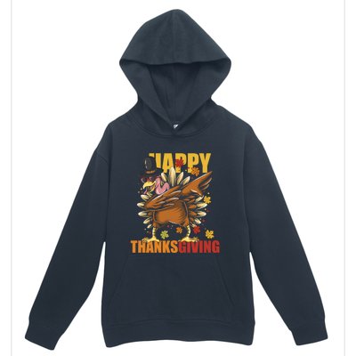 Funny Dabbing Turkey Happy Thanksgiving Day Great Gift Urban Pullover Hoodie