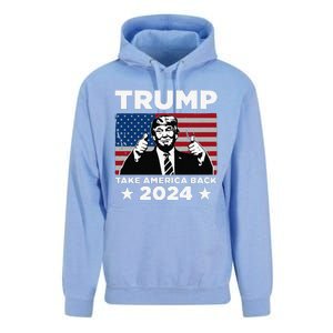 Funny Donald Trump 2024 Take America Back Maga Unisex Surf Hoodie