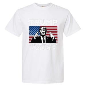 Funny Donald Trump 2024 Take America Back Maga Garment-Dyed Heavyweight T-Shirt