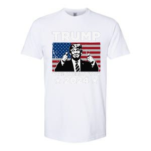 Funny Donald Trump 2024 Take America Back Maga Softstyle CVC T-Shirt