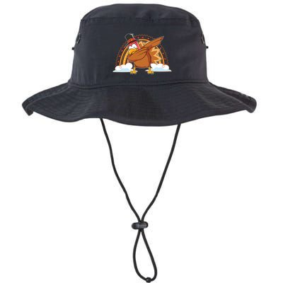 Funny Dabbing Turkey Festive Dinner Rainbow Blessed Turkey Gift Bucket Hat
