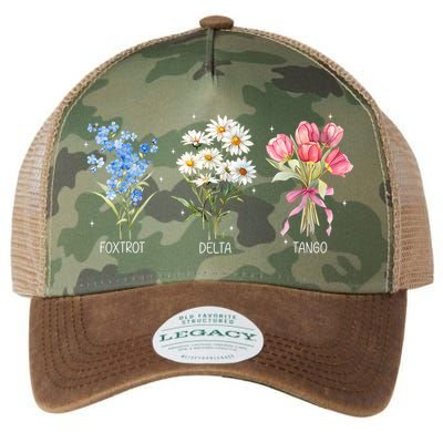 Foxtrot Delta Tango Subtle Anti Trump President Liberal Legacy Tie Dye Trucker Hat