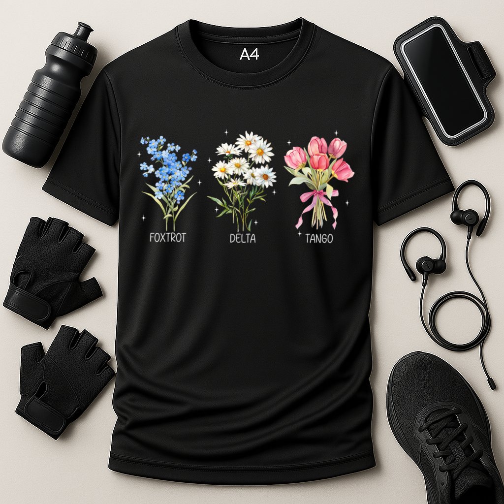 Foxtrot Delta Tango Subtle Anti Trump President Liberal Cooling Performance Crew T-Shirt