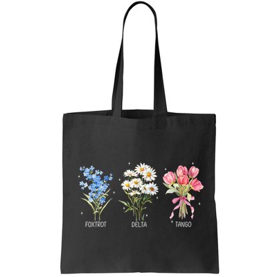 Foxtrot Delta Tango Subtle Anti Trump President Liberal Bag