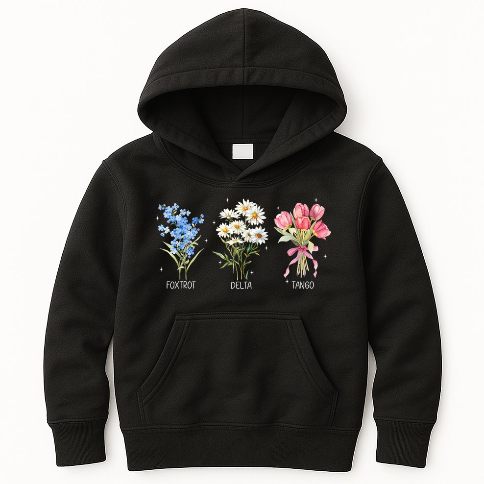 Foxtrot Delta Tango Subtle Anti Trump President Liberal Kids Hoodie
