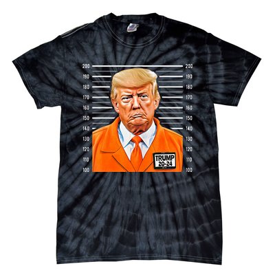 Funny Donald Trump Mugshot Trump Prison Pro Trump Funny President Tie-Dye T-Shirt