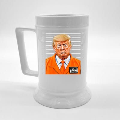 Funny Donald Trump Mugshot Trump Prison Pro Trump Funny President Beer Stein