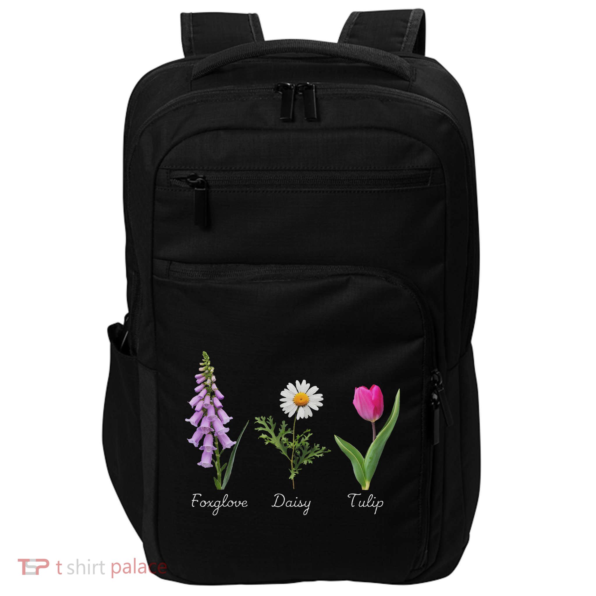 Foxglove Daisy Tulip Floral Impact Tech Backpack