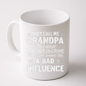 Fathers Day They Call Me Grandpa Grandfather Gift Coffee Mug