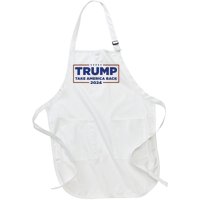 Funny Donald Trump 2024 Take America Back Maga Gift Full-Length Apron With Pockets