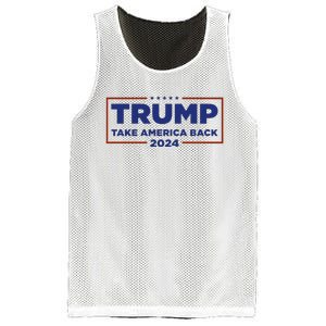 Funny Donald Trump 2024 Take America Back Maga Gift Mesh Reversible Basketball Jersey Tank