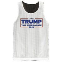 Funny Donald Trump 2024 Take America Back Maga Gift Mesh Reversible Basketball Jersey Tank