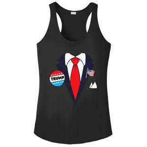 Funny Donald Trump Halloween Costume Cartoon Ladies PosiCharge Competitor Racerback Tank