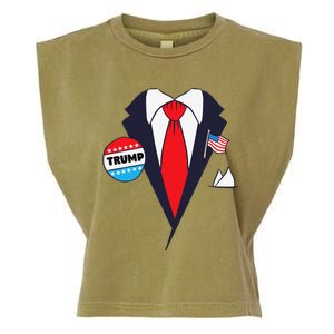 Funny Donald Trump Halloween Costume Cartoon Garment-Dyed Women's Muscle Tee