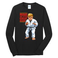 Funny Donald Trump Republican Jiujitsu And Bjj Gift Tall Long Sleeve T-Shirt