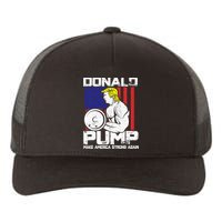 Funny Donald Trump Weight Lifting Workout Gym Yupoong Adult 5-Panel Trucker Hat