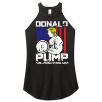 Funny Donald Trump Weight Lifting Workout Gym Women's Perfect Tri Rocker Tank