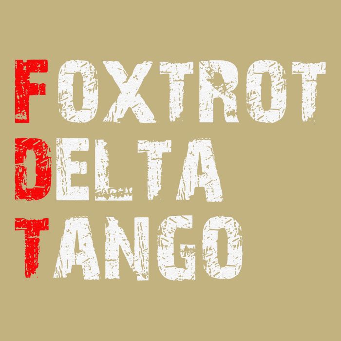 Foxtrots Delta Tangos Funny Foxtrots Delta Tangos Mousepad