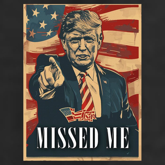 Funny Donald Trump Missed Me Assassination Attempt 2025 Cool Comfort Performance Bucket Hat