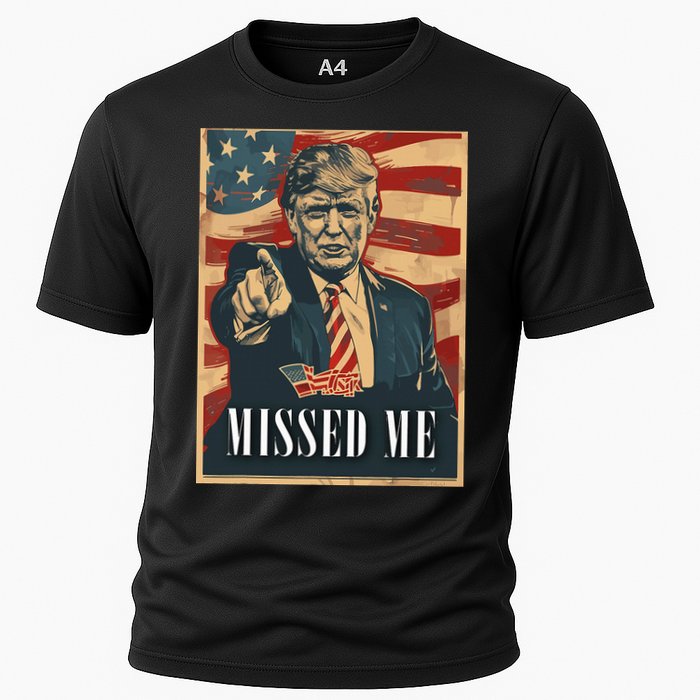 Funny Donald Trump Missed Me Assassination Attempt 2025 Cooling Performance Crew T-Shirt