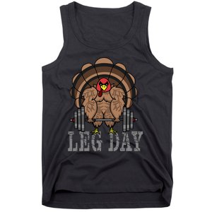 Funny Deadlifting Turkey Thanksgiving Leg Day Deadlift Tank Top