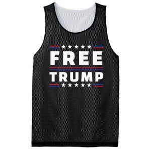 Free Donald Trump Republican Support Mesh Reversible Basketball Jersey Tank