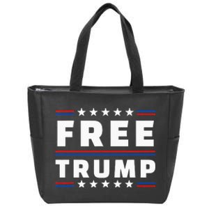 Free Donald Trump Republican Support Zip Tote Bag