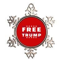 Free Donald Trump Republican Support Metallic Star Ornament