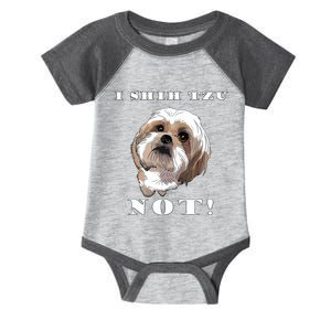 Funny Dog T TI SHIH TZU NOT Dog Puppy Infant Baby Jersey Bodysuit