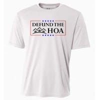 Funny Defund The Hoa Homeowners Association Cooling Performance Crew T-Shirt